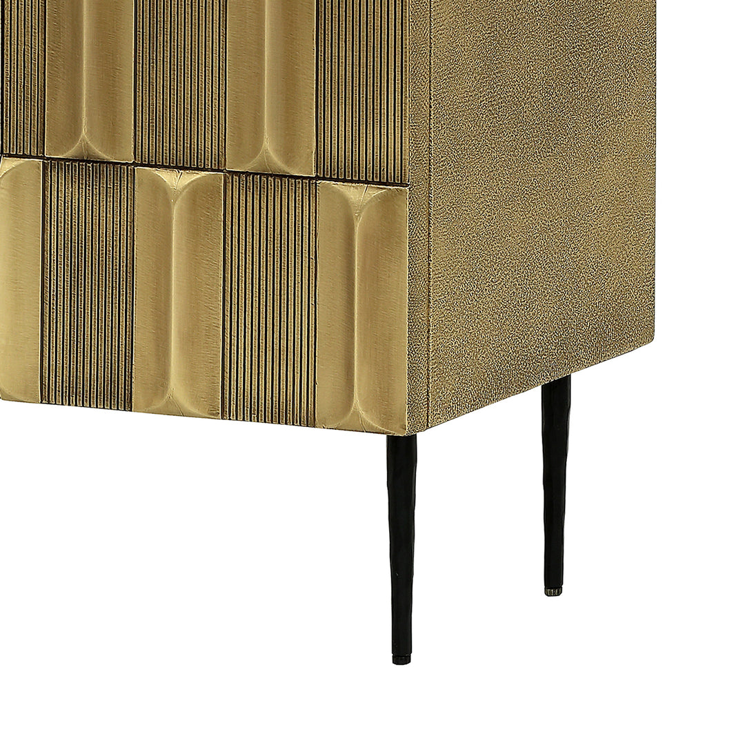 Libra Verano Brass 2 Door Cabinet