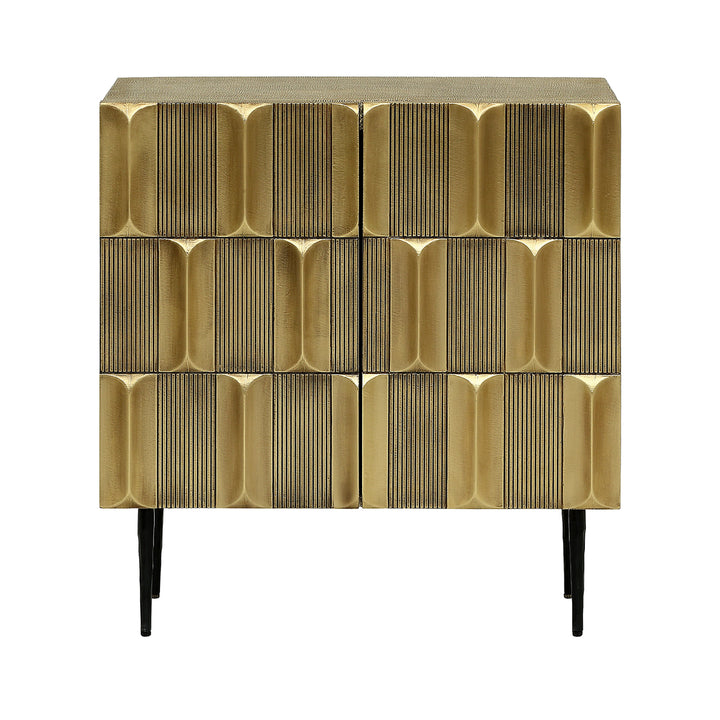 Libra Verano Brass 2 Door Cabinet