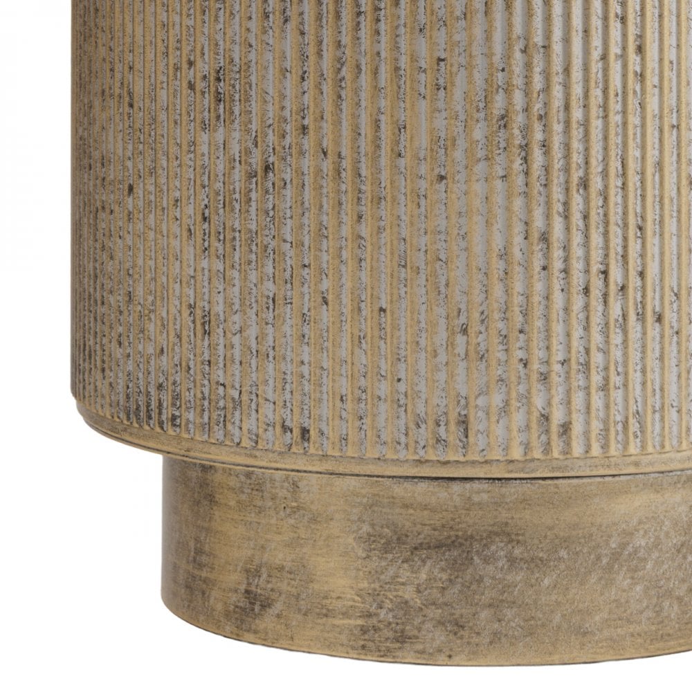Libra Belvedere Aged Gold Set of 3 Floor Planters