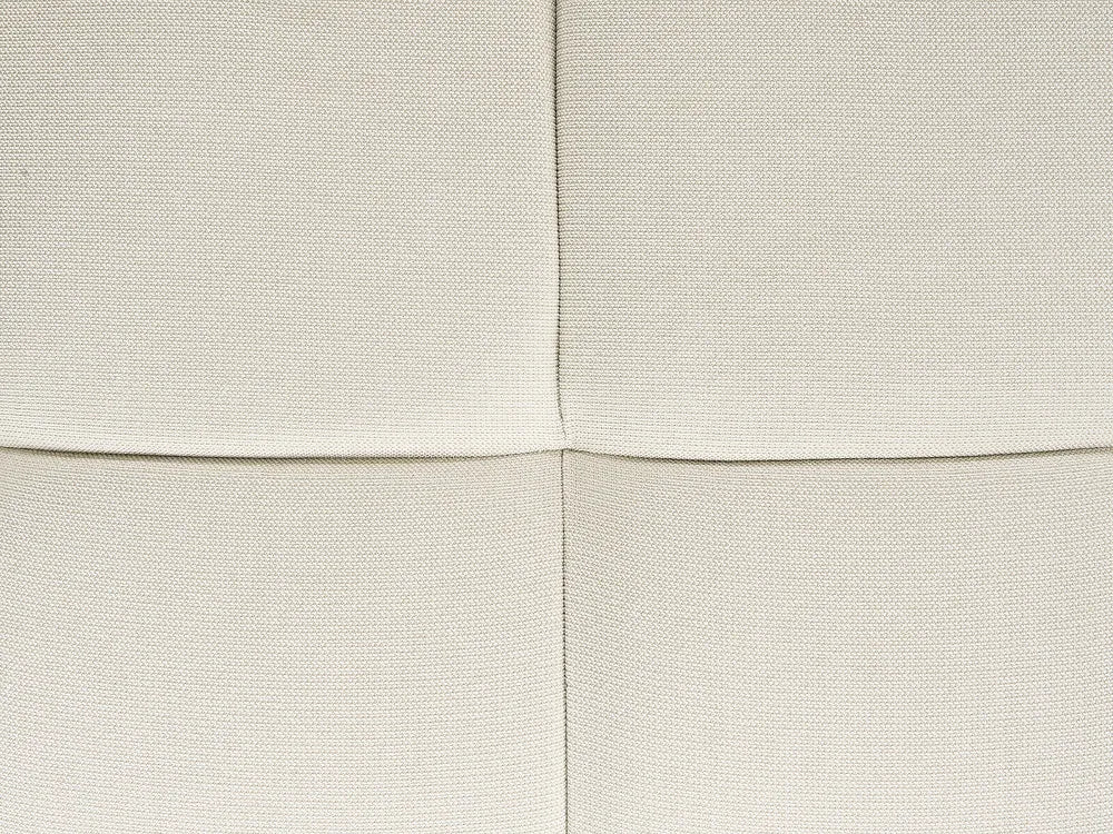 Sofa 2 Seater Fabric Light Beige Caras