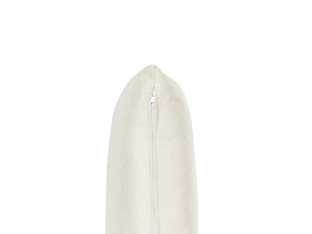 Sofa 2 Seater Fabric Light Beige Caras