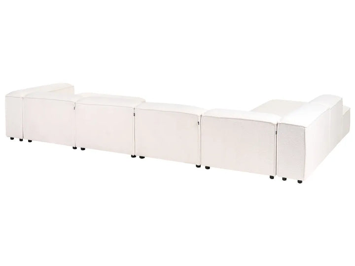 Modular Corner Sofa 5 Seater Boucle Off-White Right Hand Oakham