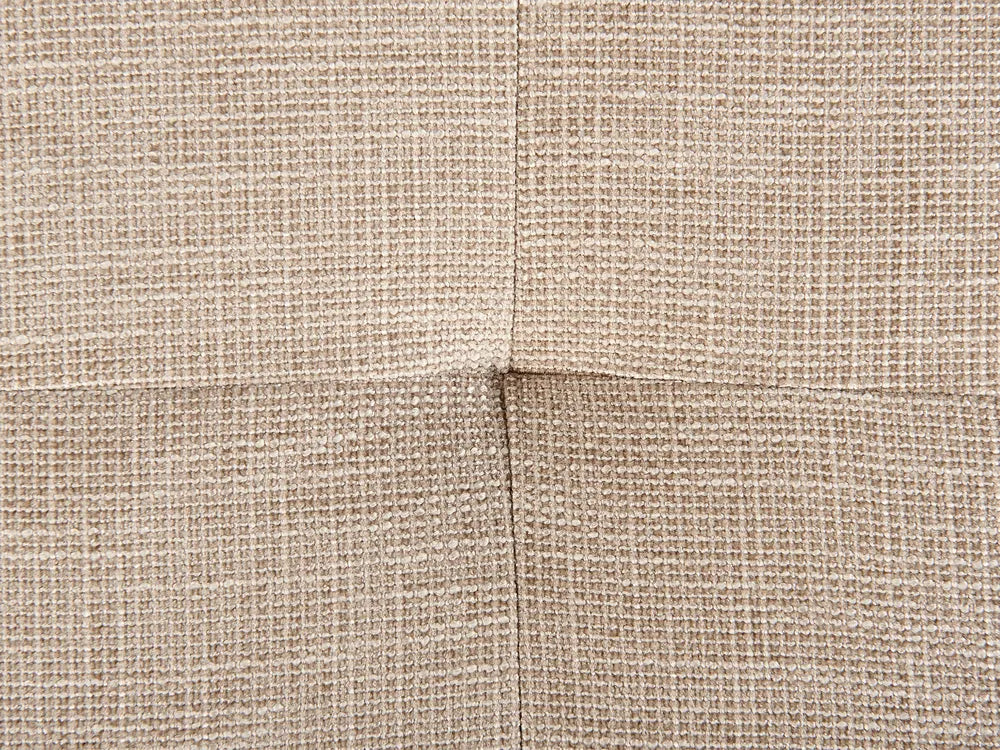 Corner Sofa 3 Seater Chenille Beige Right Hand Heskett