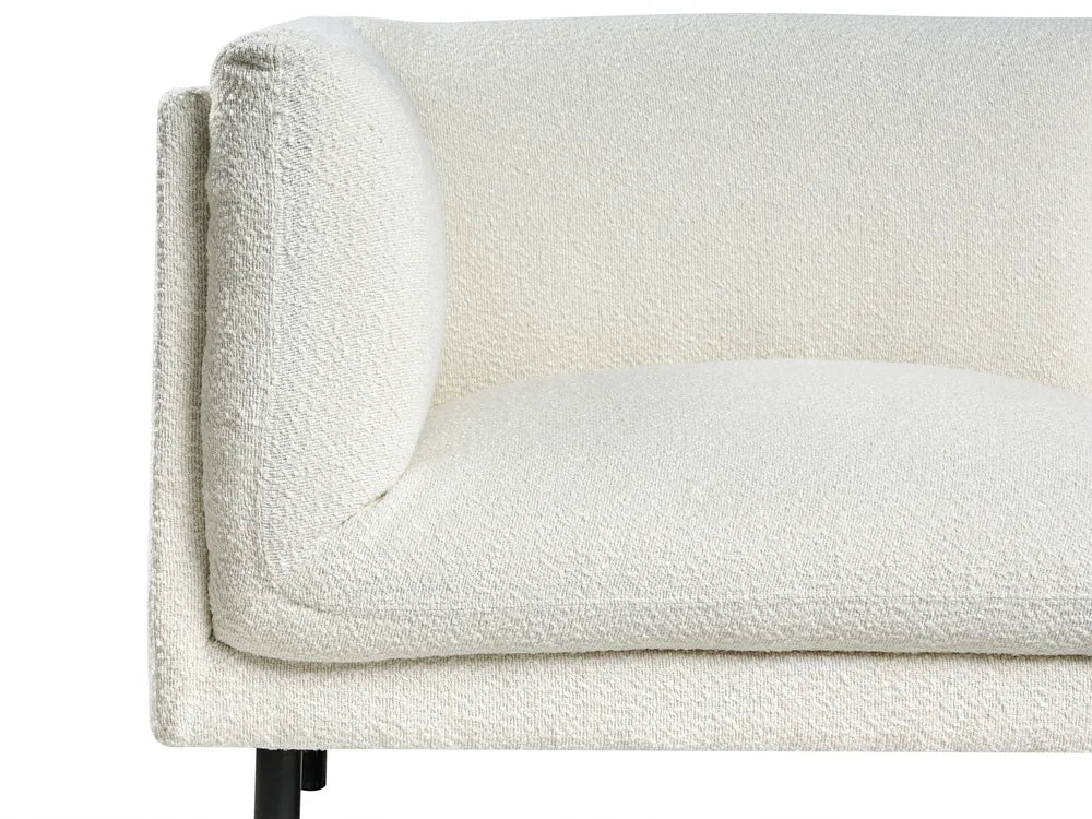 Sofa 2 Seater Boucle Off-White Gilardo