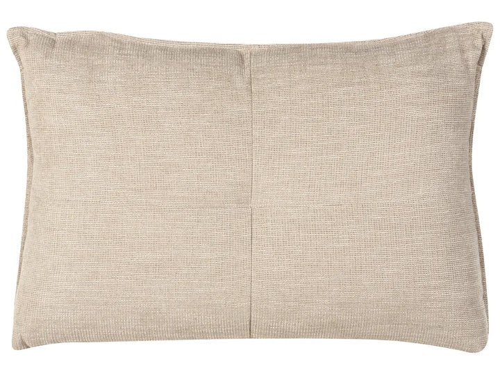 Corner Sofa 3 Seater Chenille Beige Right Hand Heskett