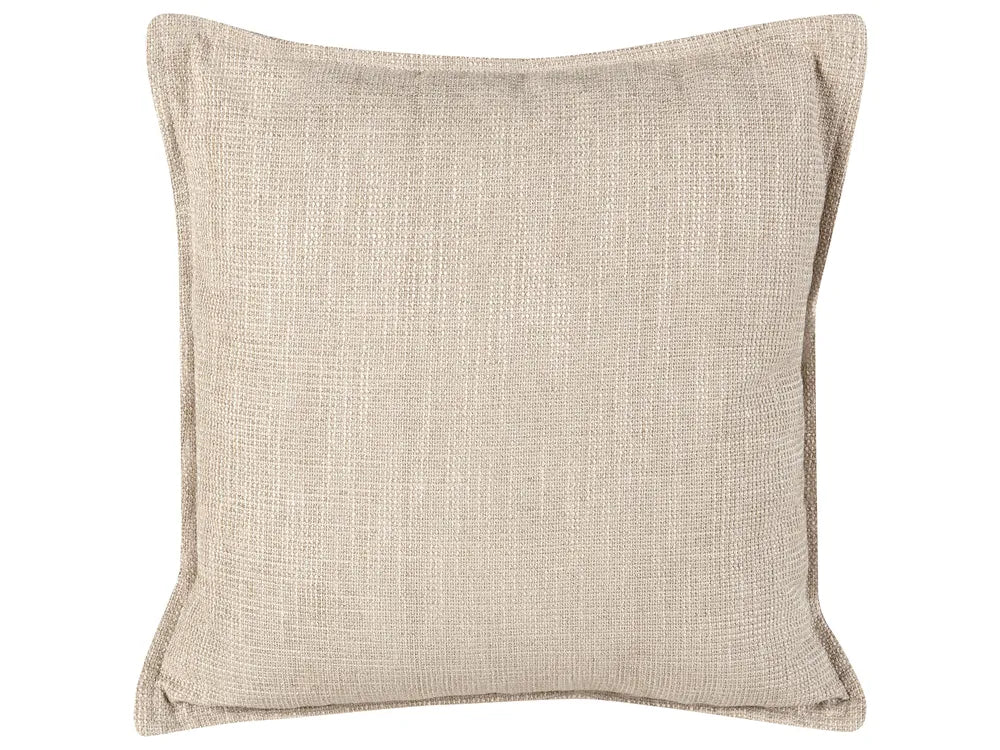 Corner Sofa 3 Seater Chenille Beige Right Hand Heskett