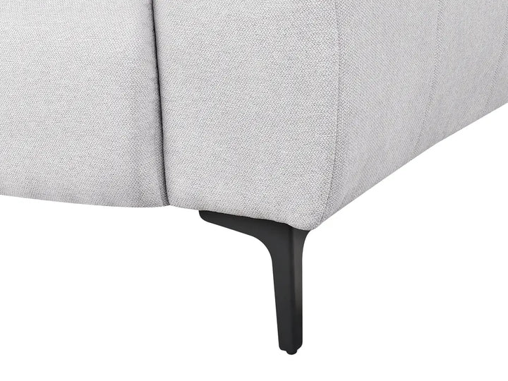 Sofa 2 Seater Fabric Grey Caras