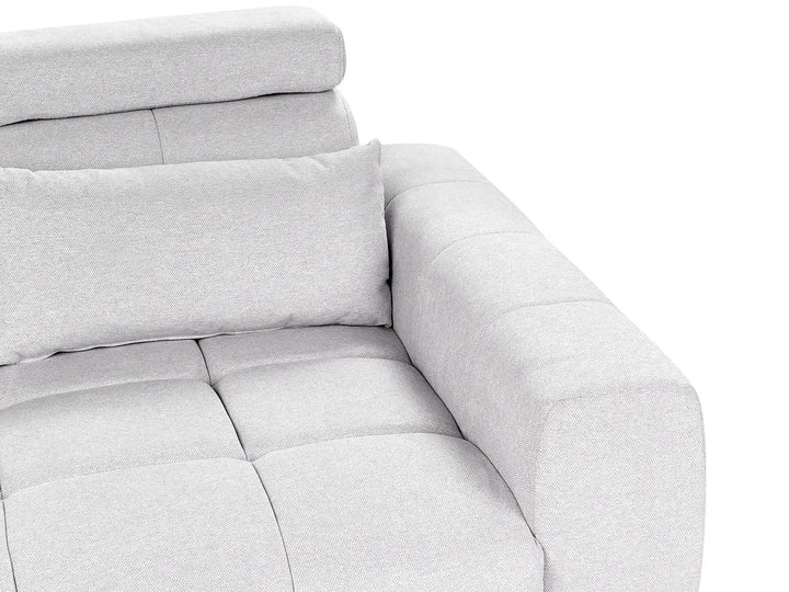 Sofa 2 Seater Fabric Grey Caras