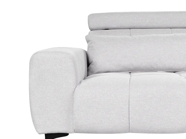 Sofa 2 Seater Fabric Grey Caras