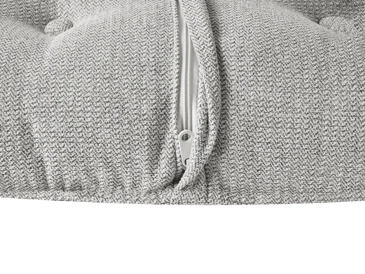 Corner Sofa 3 Seater Fabric Light Grey Right Hand Rafael