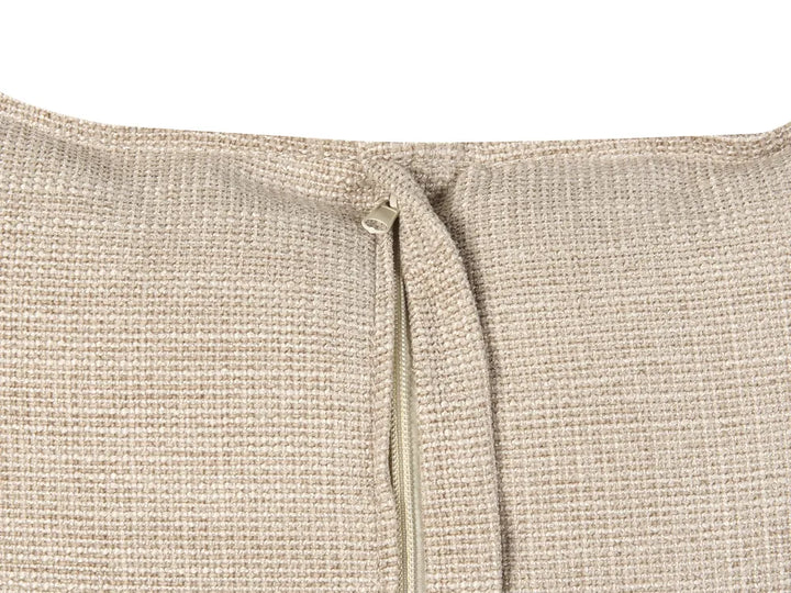 Corner Sofa 3 Seater Chenille White Left Hand Heskett