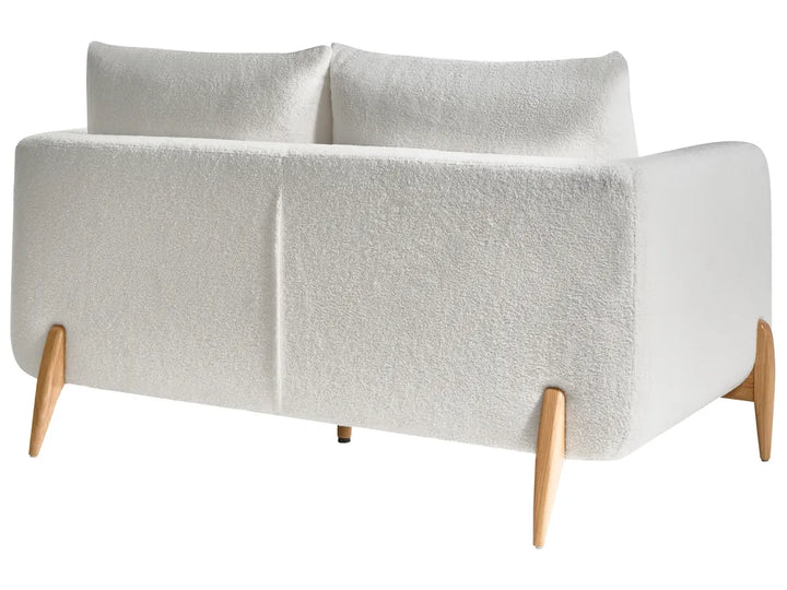 Sofa 2 Seater Boucle White Rilee