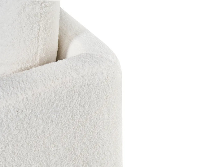 Sofa 2 Seater Boucle White Rilee