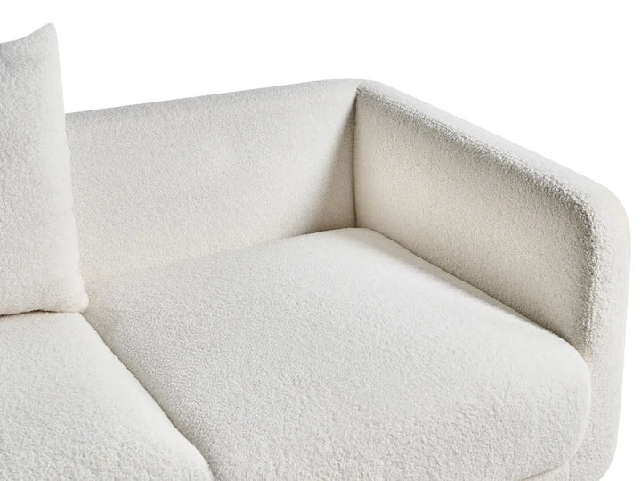 Sofa 2 Seater Boucle White Rilee