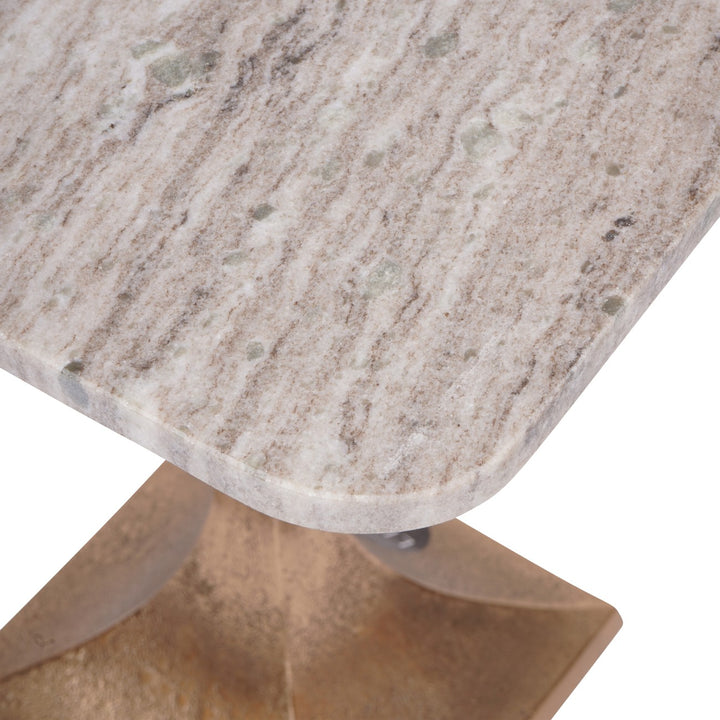 Libar Morchino Marble Side Table 44cm