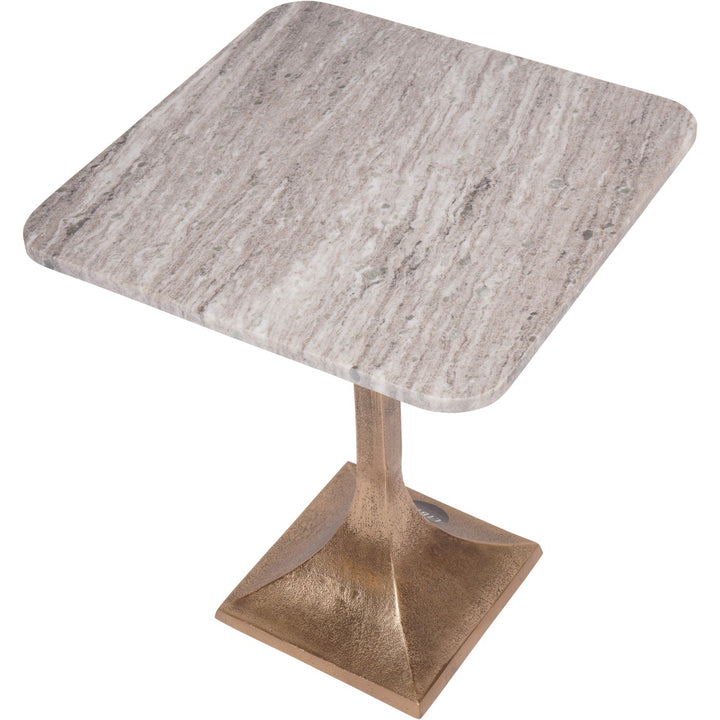 Libar Morchino Marble Side Table 44cm