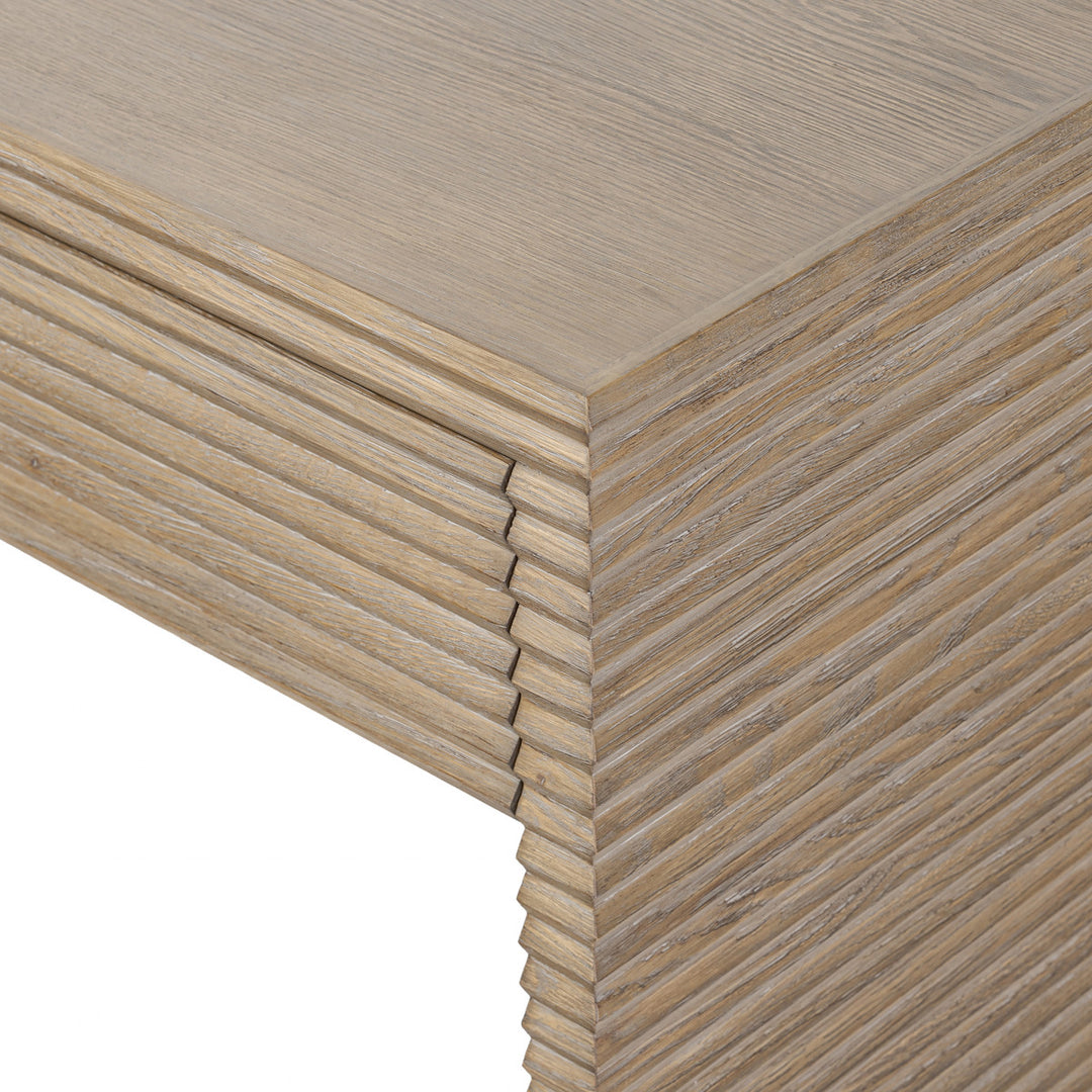 D.I. Design Wickham Ribbed Oak Desk
