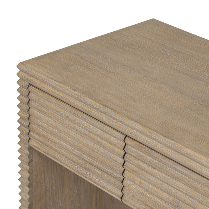 D.I. Design Wickham Ribbed Oak Desk