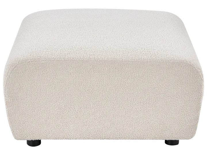 Modular Corner Sofa 5 Seater Boucle Off-White Left Hand Regeani
