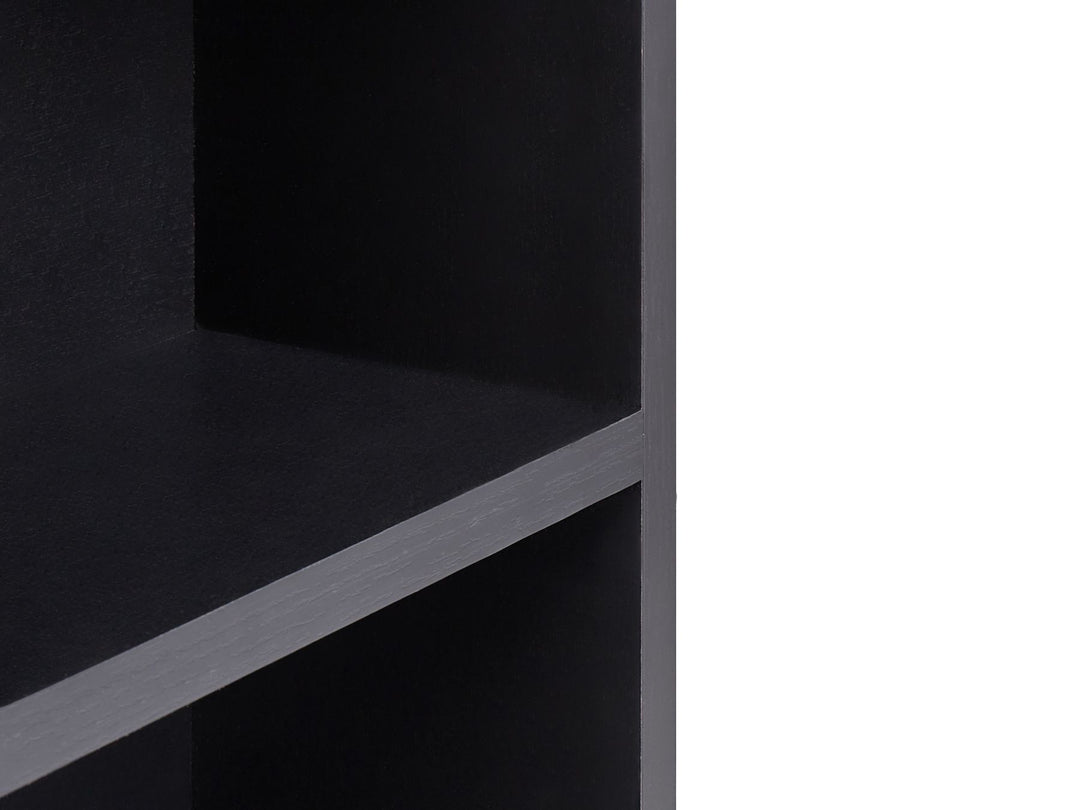 Bathroom Wall Mounted Mirror Cabinet 60 cm Black Joinville