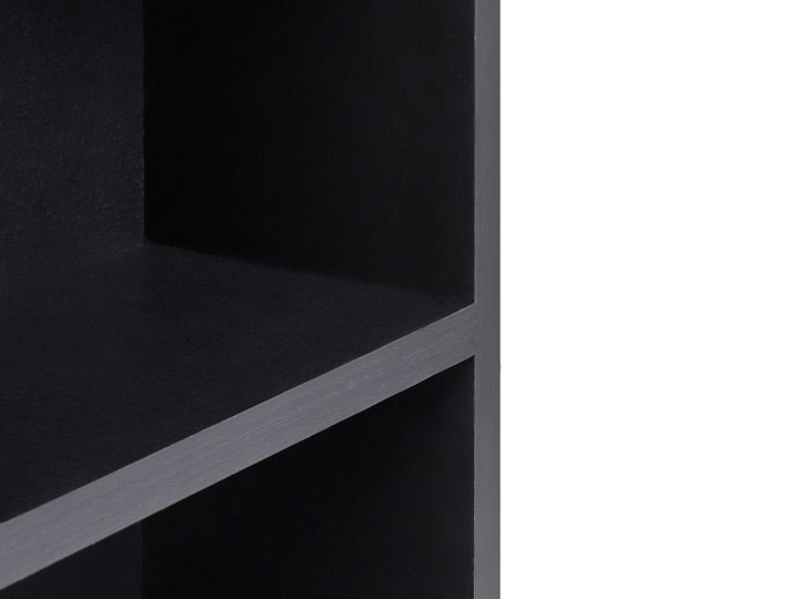 Bathroom Wall Mounted Mirror Cabinet 60 cm Black Joinville
