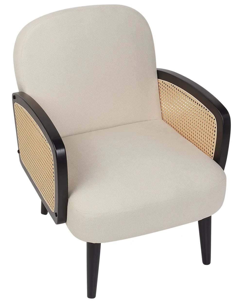 Armchair Fabric Black Andreco