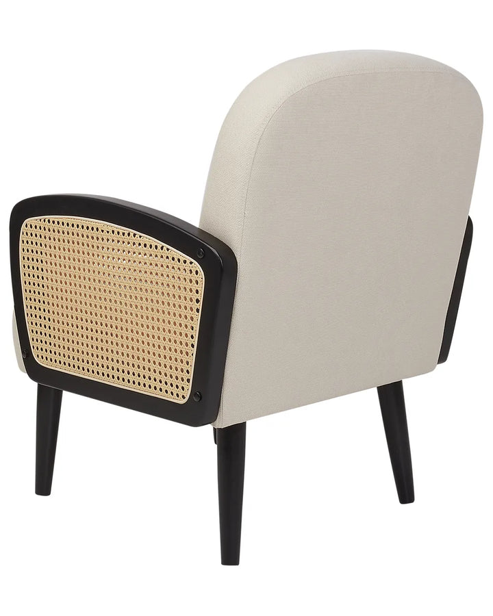 Armchair Fabric Black Andreco