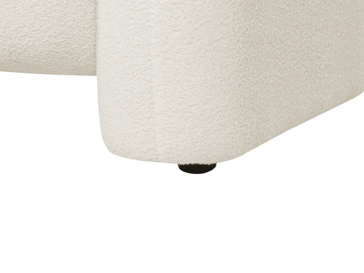 Sofa 3 Seater Boucle White Londell