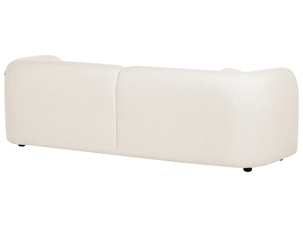 Sofa 3 Seater Boucle White Londell