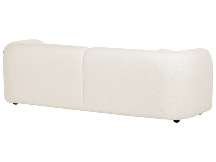 Sofa 3 Seater Boucle White Londell