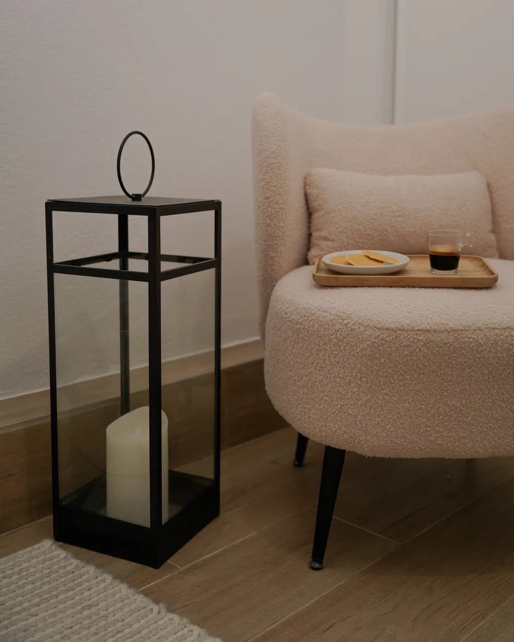 Armchair Boucle Beige Skye