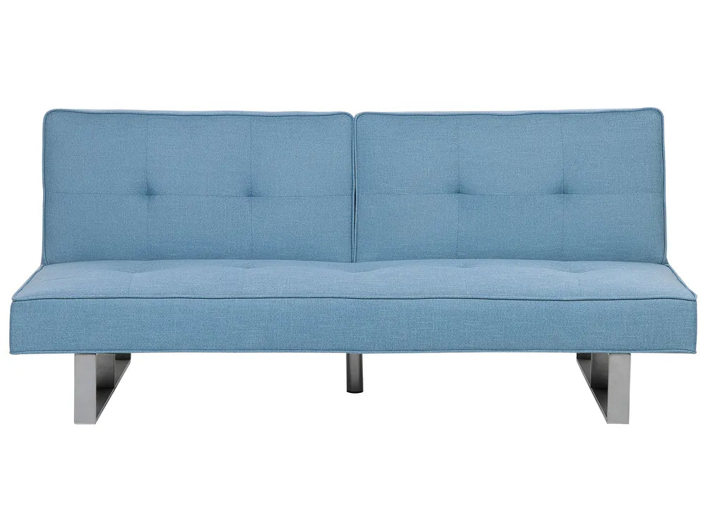 Blue sofa bed on a white background