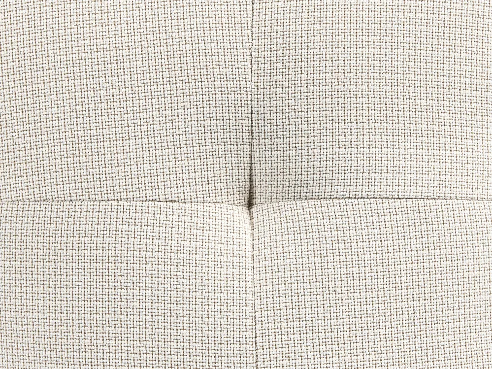 Sofa Bed 3 Seater Fabric Light Beige with Storage Left Hand Arsaluis