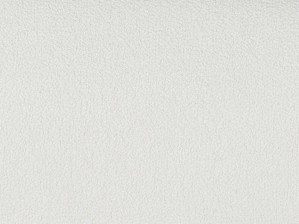 Corner Sofa 3 Seater Boucle White with Ottoman Left Hand Brekyn