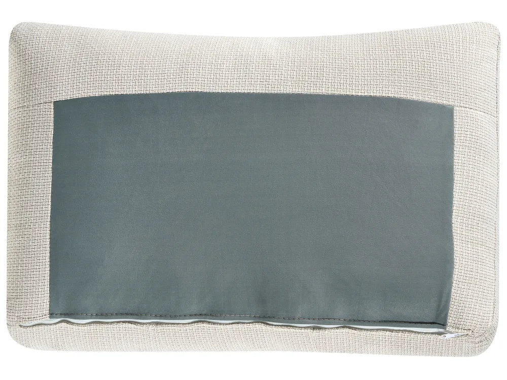 Sofa Bed 3 Seater Fabric Light Beige with Storage Left Hand Arsaluis