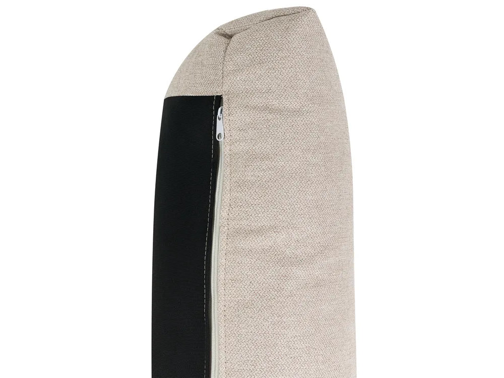 Corner Sofa 4 Seater Fabric Beige Right Hand Deavan