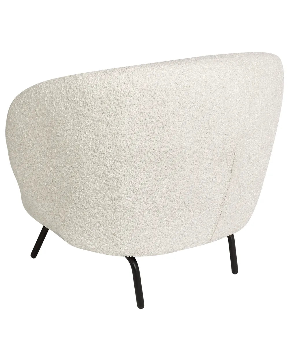 Armchair Boucle Off-White Leston