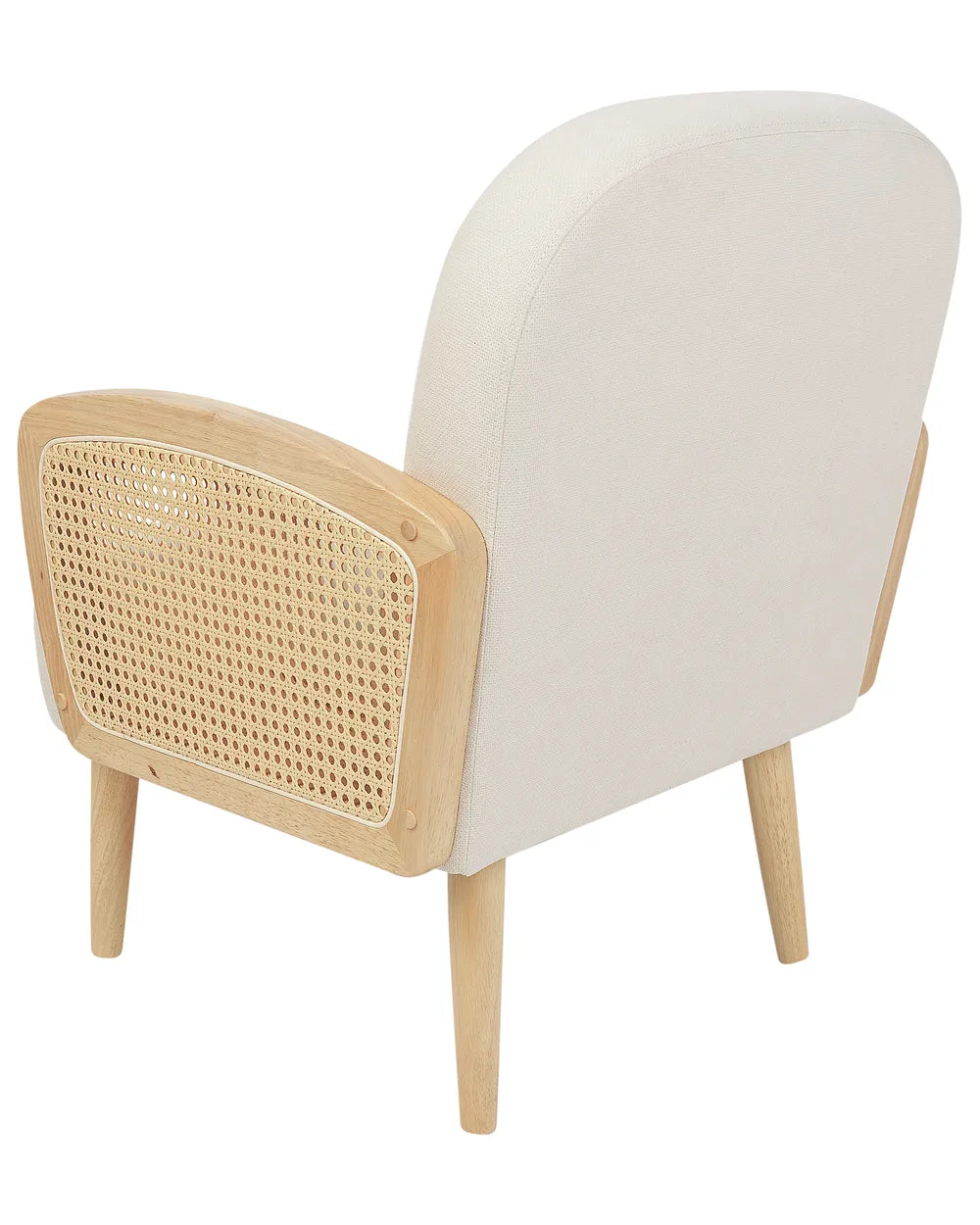 Armchair Fabric Light Brown Andreco