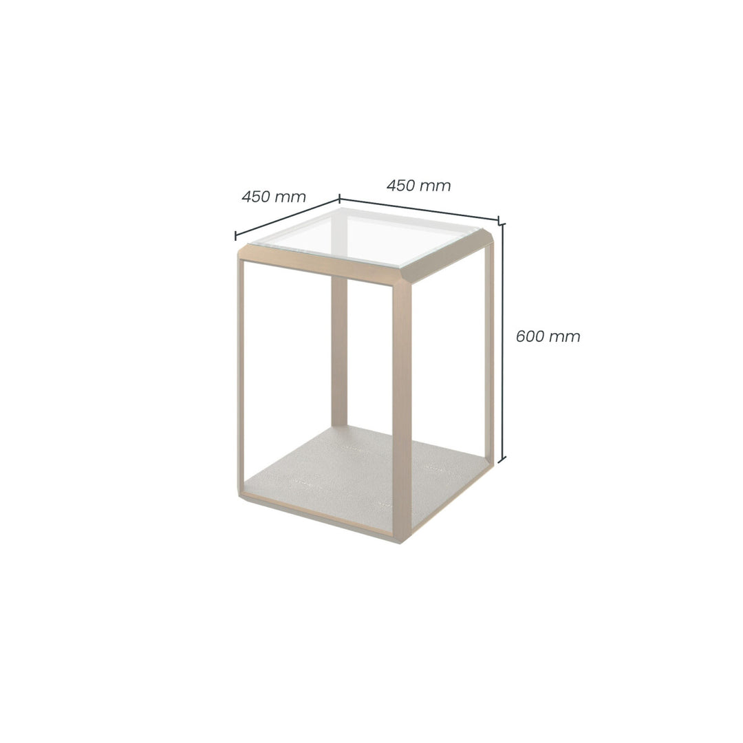 D.I Designs Elmley End Table | Grey