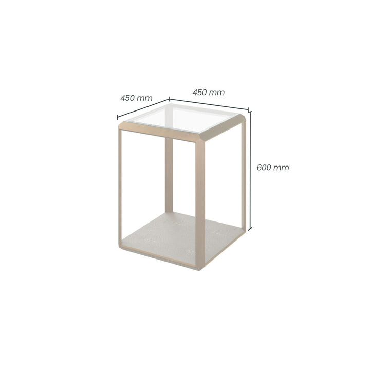 D.I Designs Elmley End Table | Grey