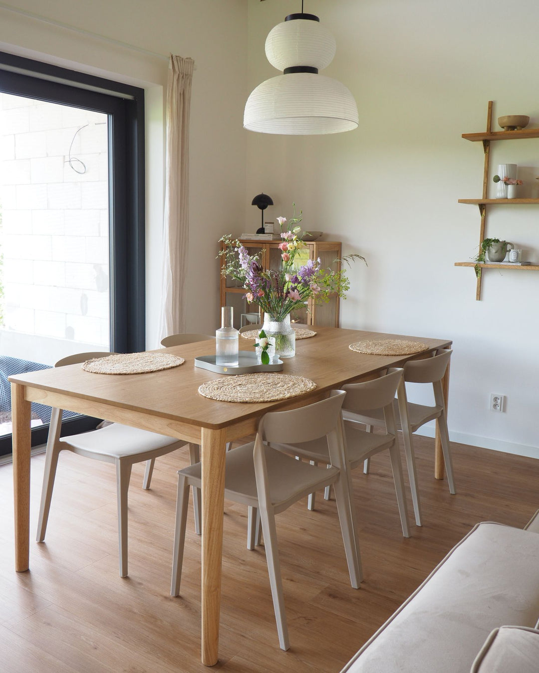 Dining Table 200 x 100 cm Light Wood Ermelo