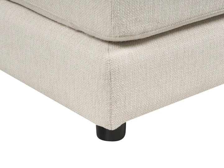 Corner Sofa 5 Seater Fabric Light Beige Kyanne