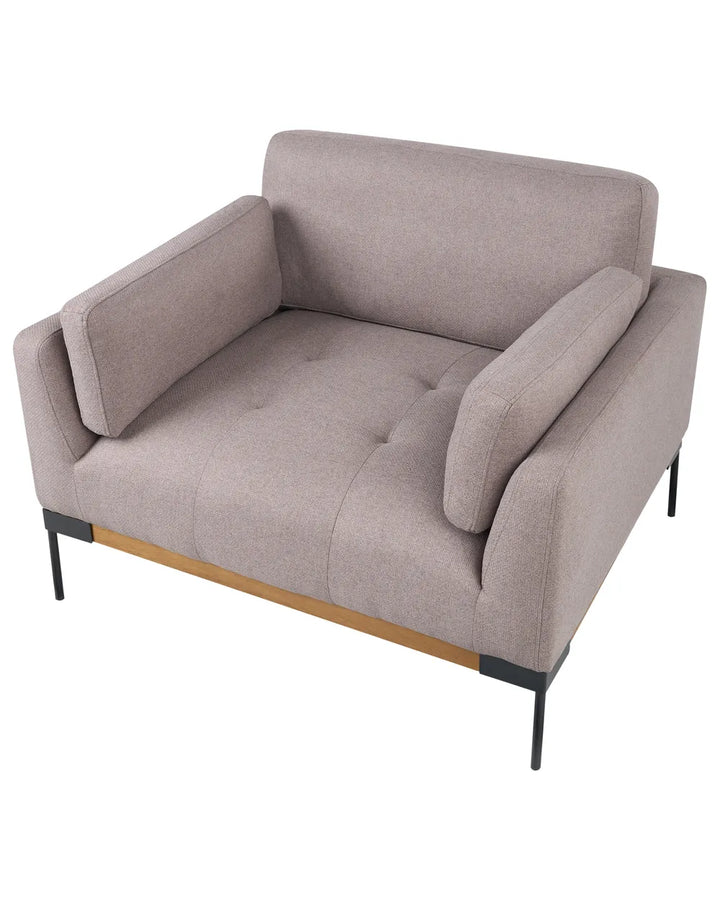 Armchair Fabric Taupe Kiersten