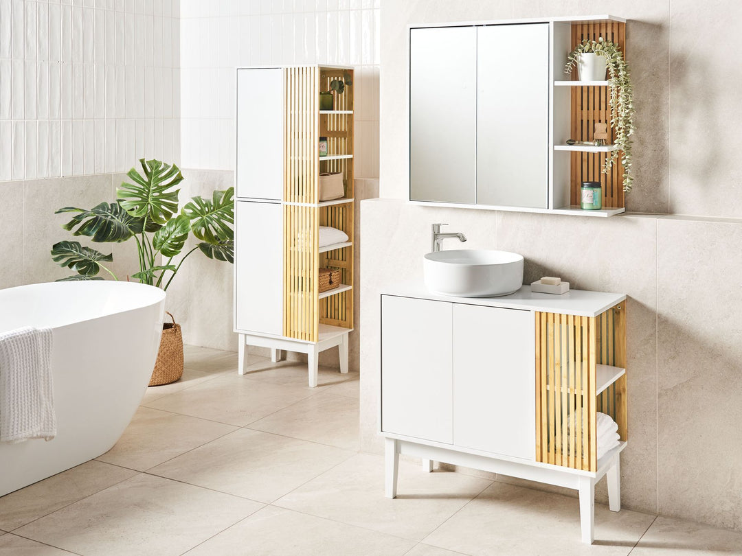 Bathroom Cabinet 52 cm White Nubes