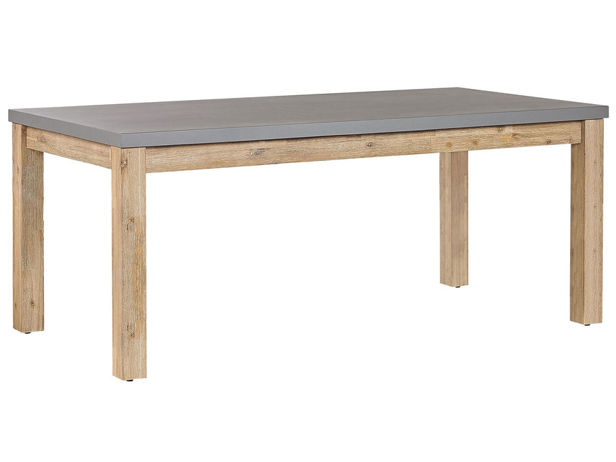 Ostuni Garden Dining Table 180 cm 90 cm Concrete Grey