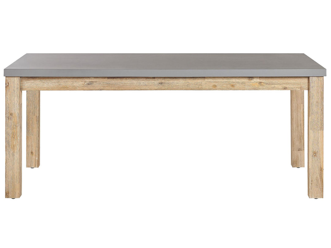 Ostuni Garden Dining Table 180 cm 90 cm Concrete Grey