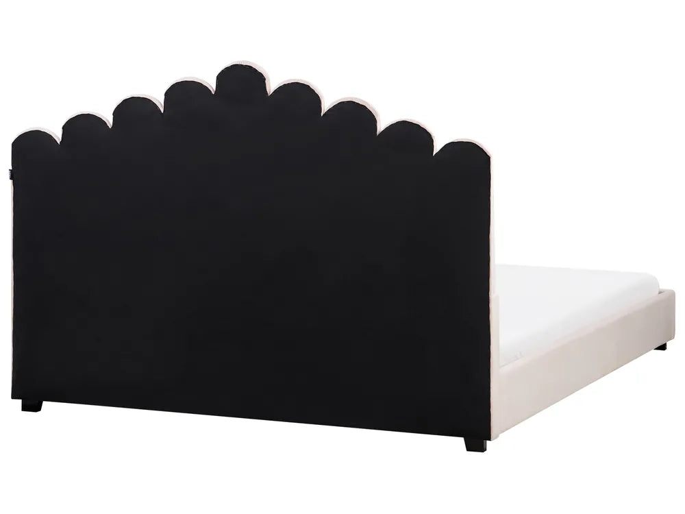 Waterbed Velvet 180 x 200 cm (EU Super King) Pastel Pink Stauton