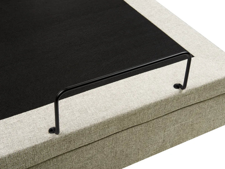 Adjustable Bed without Headboard Fabric 180 x 200 cm (EU Super King) Beige Antioch