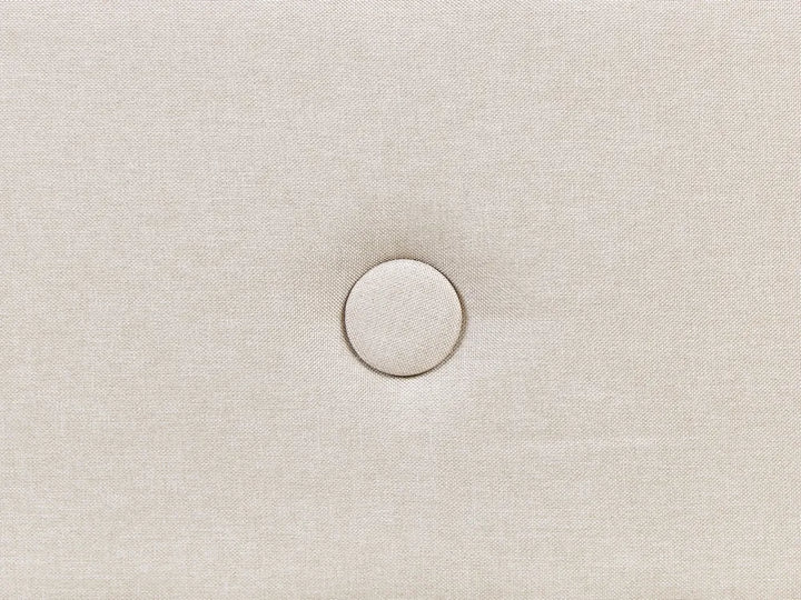 Bed Faux Linen 180 x 200 cm (EU Super King) Light Beige Ambrey
