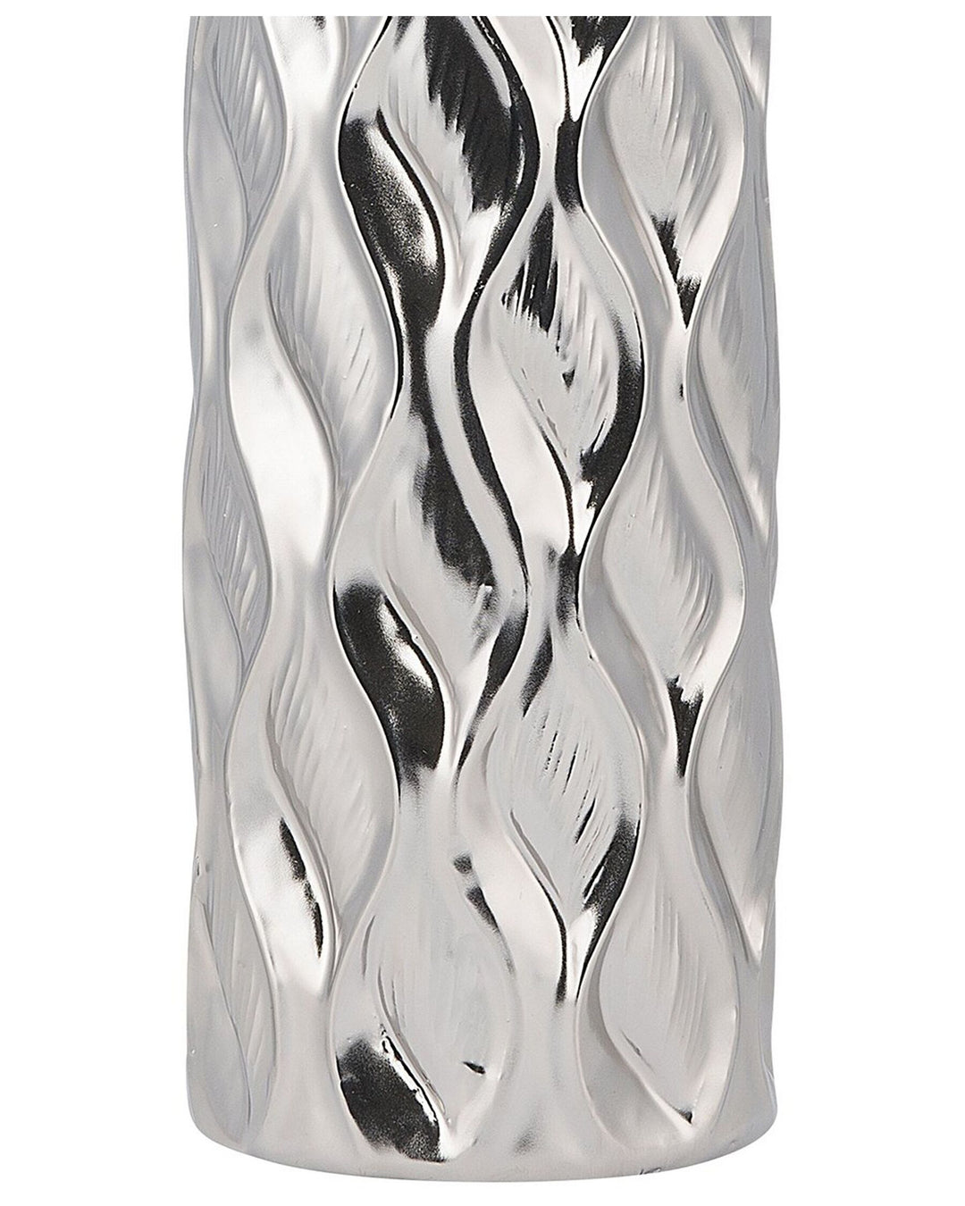 Bassania Decorative Vase Stoneware 45 cm Silver